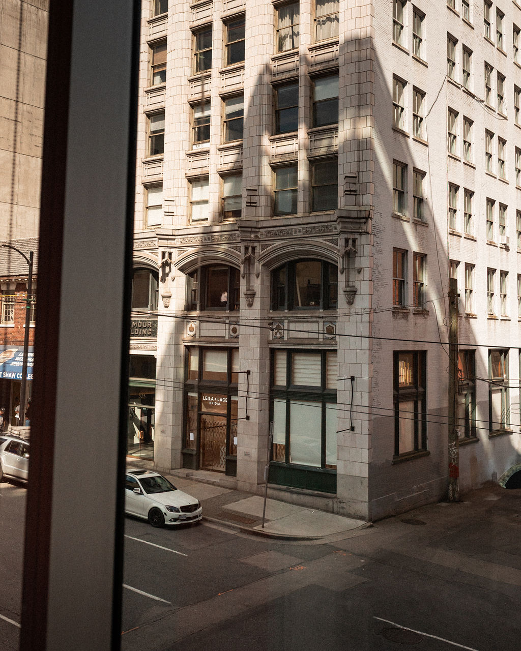 A view of the street from Adler University's Vancouver campus.